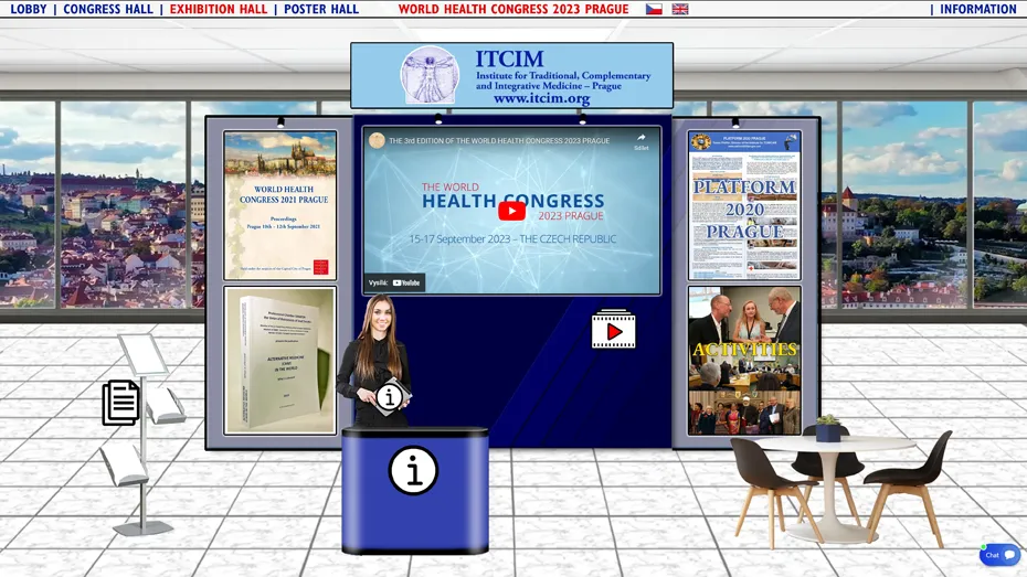 Virtual Exhibition Booth - World Health Congress 2023 Prague